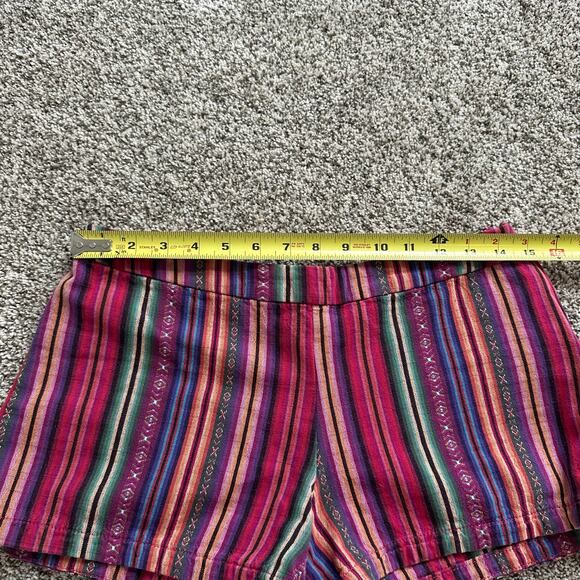 Free People multicolor striped cotton shorts size 4 - Picture 8 of 8